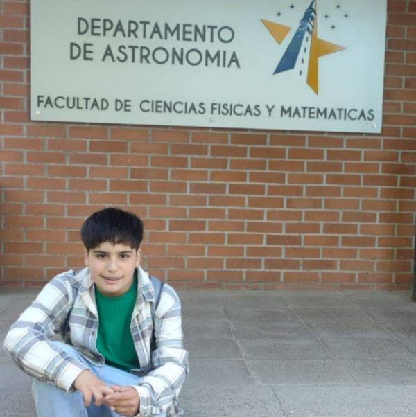 Estudiante del Liceo Nacional de Llolleo participa en Congreso Escolar Astronómico en Concepción