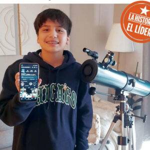 Prensa destaca trabajo de investigación astronómica de alumno del Liceo Nacional de Llolleo