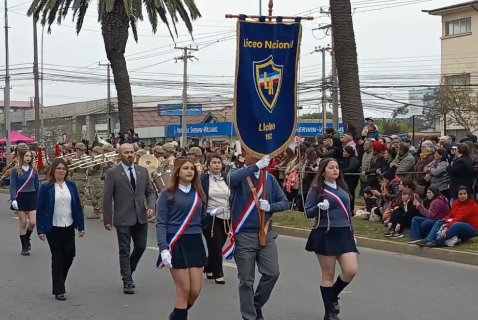 Liceo Nacional de Llolleo se suma a los homenajes a los Héroes de Iquique